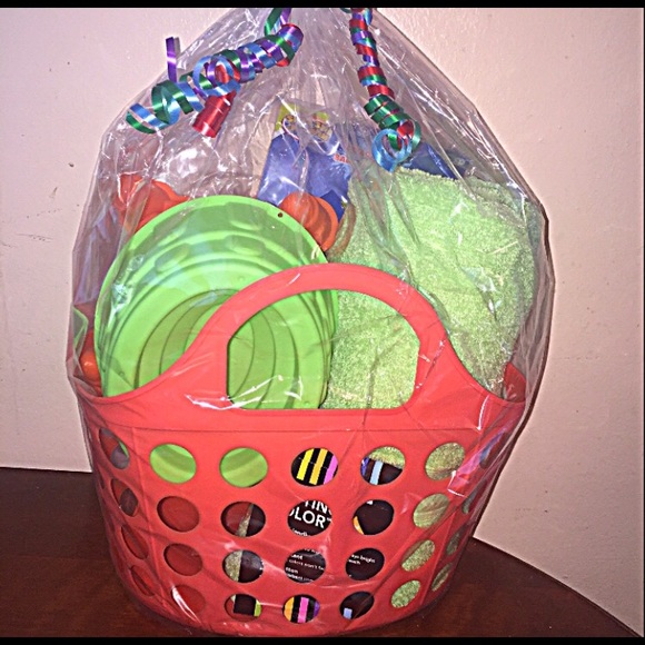 🏖Fun Day At The Beach Tote Set (Red/Green)🏖 - Picture 3 of 3